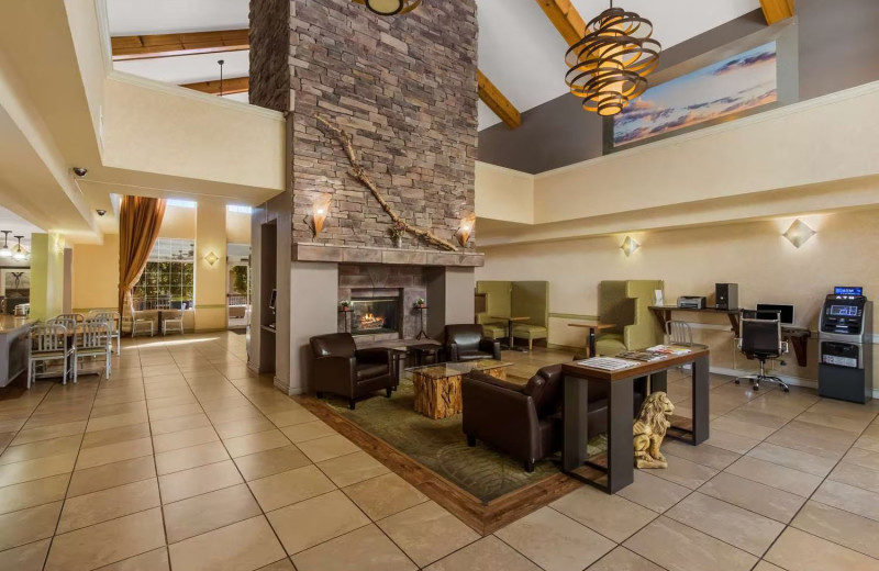 Lobby at SureStay Plus by Best Western Tempe University.