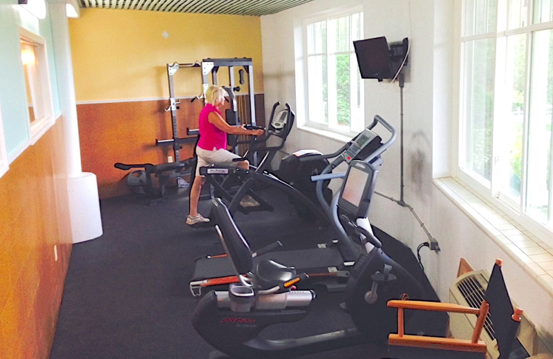 Fitness room at Winter Clove Inn.