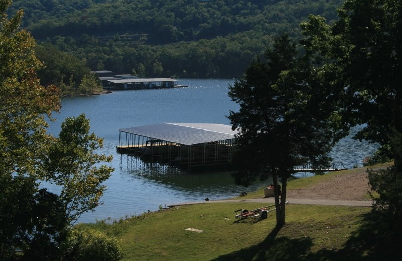 Dock at White Wing Resort on Table Rock Lake.