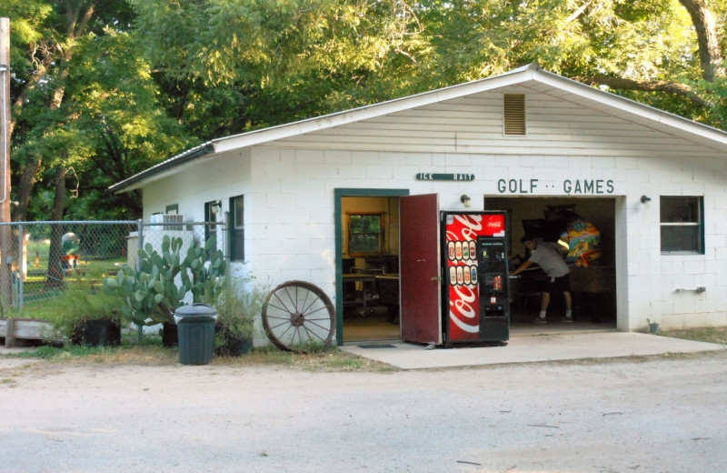 Bait shop at Heart of Texas Lake Resort.