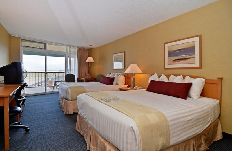 Guest room at Ocean View Resort.