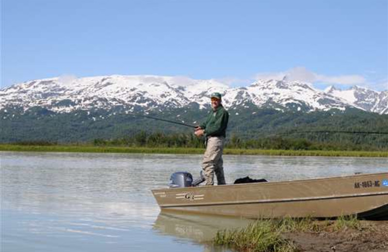 Fishing at Gone Fishin' Lodge.