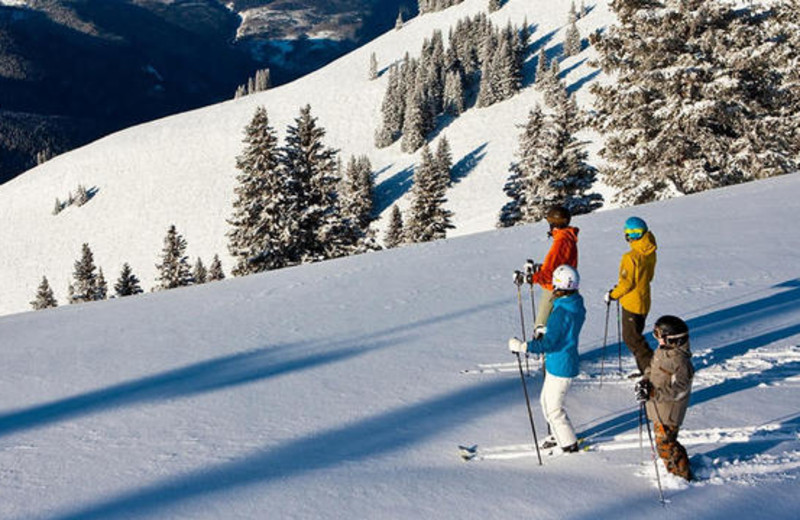 Skiing at Montaneros in Vail.