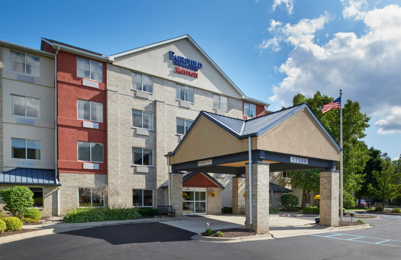 Exterior view of Fairfield Inn Detroit Livonia.