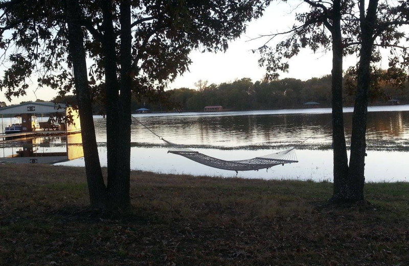 Lake view at Mustang RV Ranch.