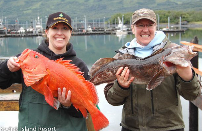 Fishing at Alaska's Kodiak Island Resort.