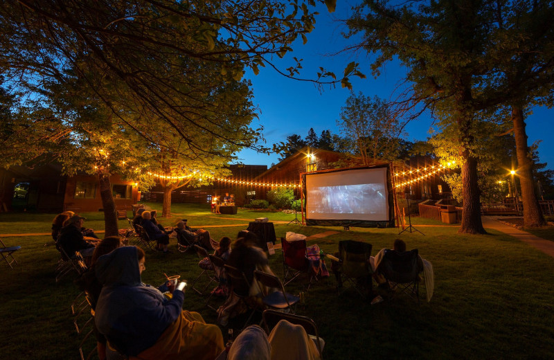 Movies at Ruttger's Bay Lake Lodge.