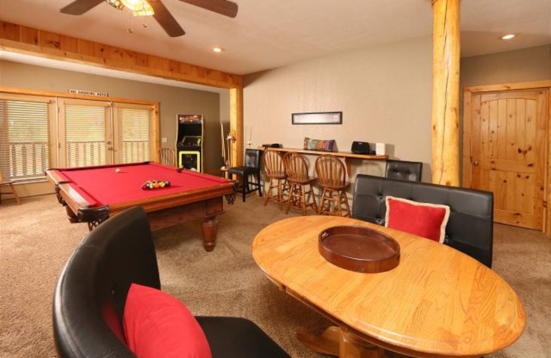 Rumpus room at Eden Crest Vacation Rentals, Inc. - Black Bear Hideaway.