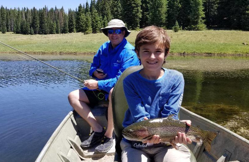 Fishing at Lodge at Chama.