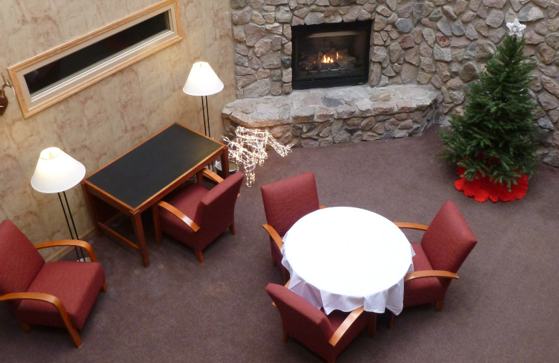 The lobby at The Otter Lodge.