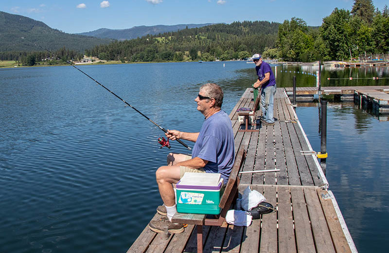 Fishing at Silver Beach Resort.
