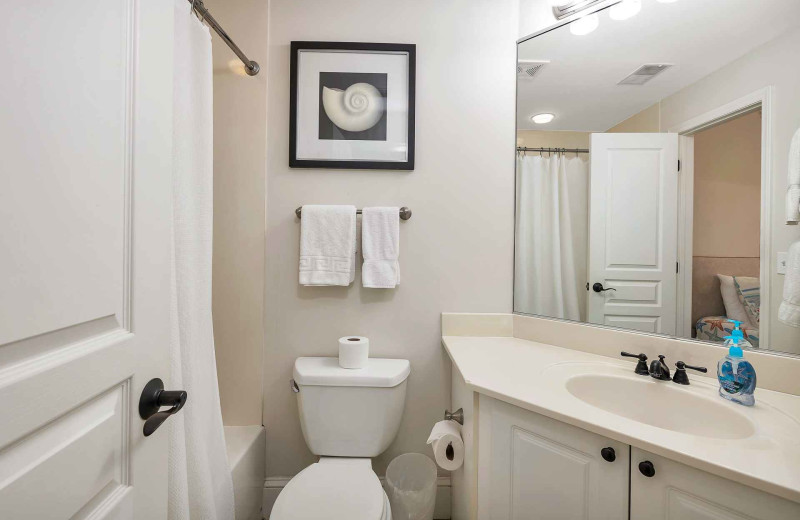 Bathroom at Real Escapes Properties - St. Simons Grand 307.