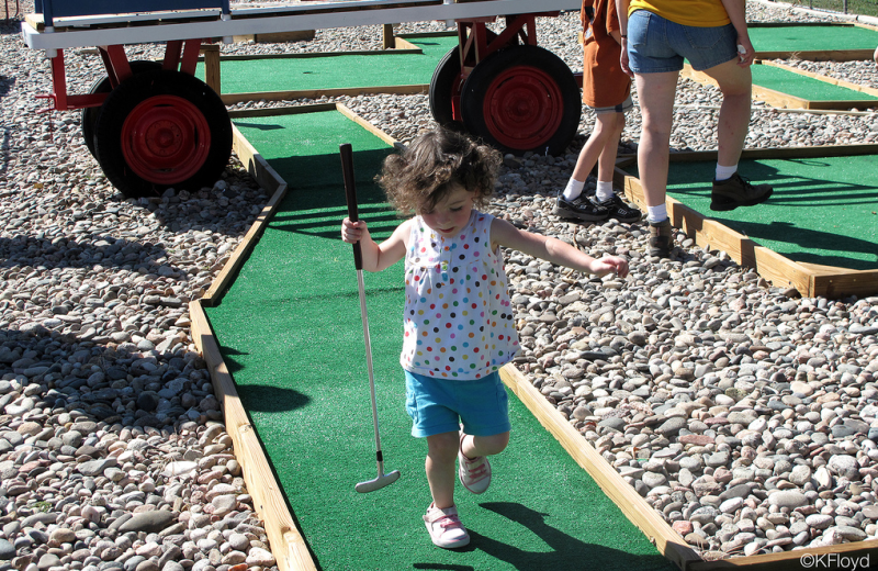 Mini golf at Colorado Springs KOA.