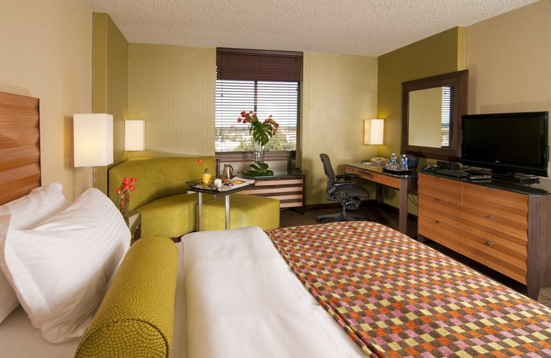 Guest room at Holiday Inn San Jose.