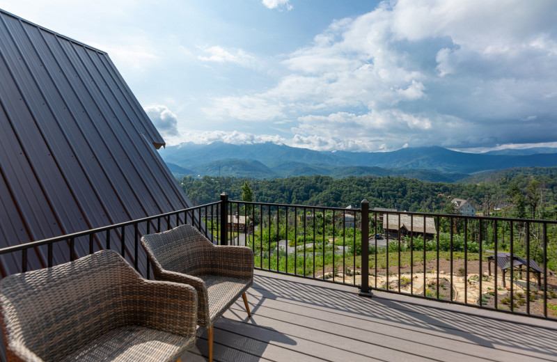 Deck at American Patriot Getaways - Mountain Celebration!