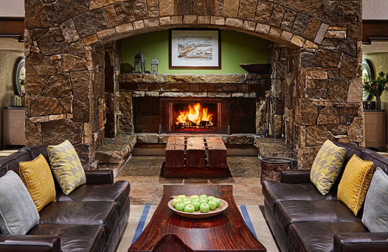 Lobby at Fairmont Heritage Place, Franz Klammer Lodge.