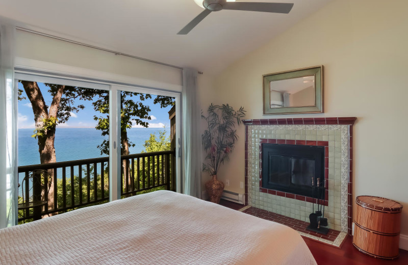 Guest bedroom at The Homestead.