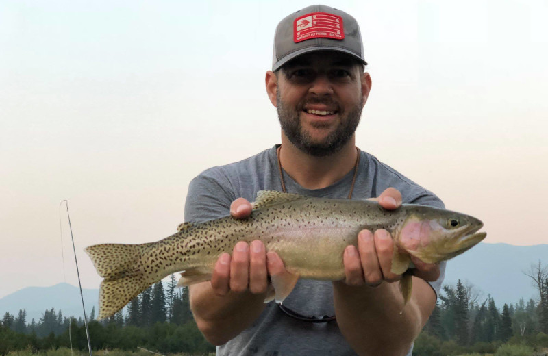 Fishing at Averill's Flathead Lake Lodge.