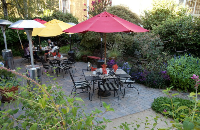 Patio at The Inn on First.