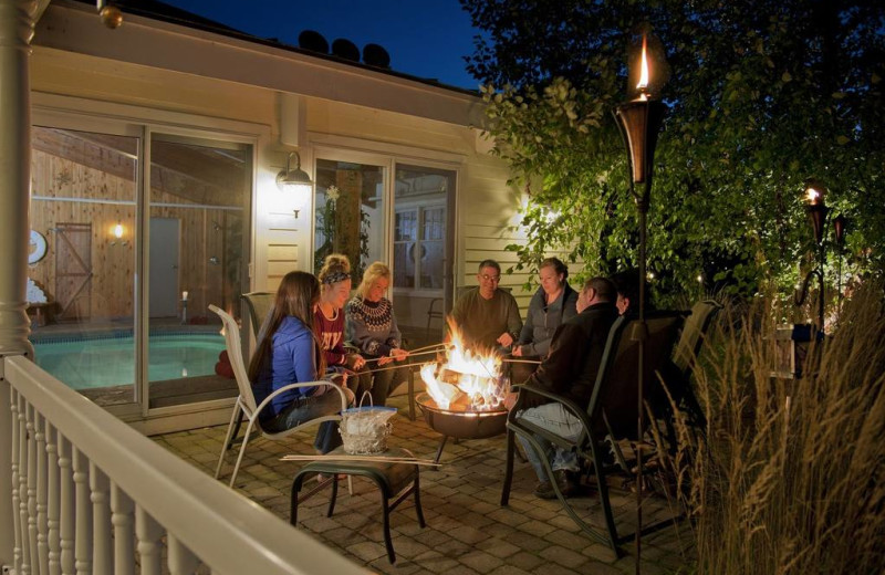 Patio at Snowflake Inn.