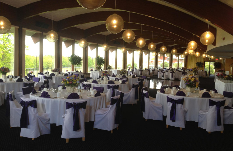 Wedding reception at Sunny Hill Resort & Golf Course.