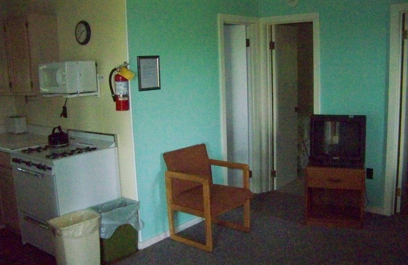 Cottage interior at Fieldstone Farm.