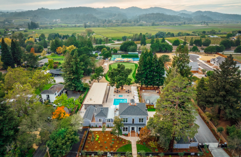 Aerial view of Honor Mansion A Resort Inn.