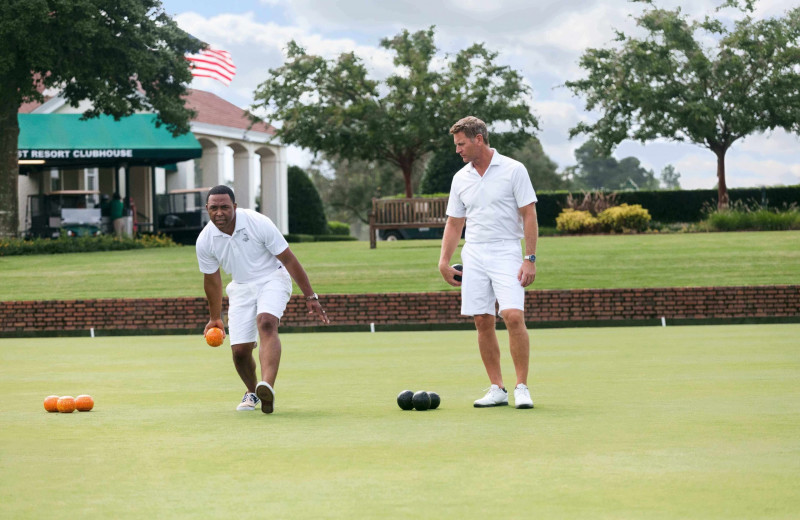 Lawn games at Pinehurst Resort.