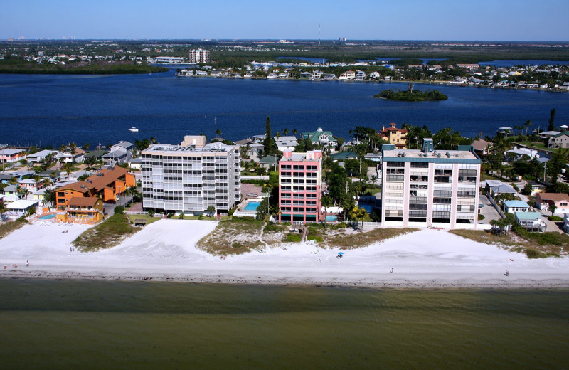 Aerial view of Casa Playa Resort.