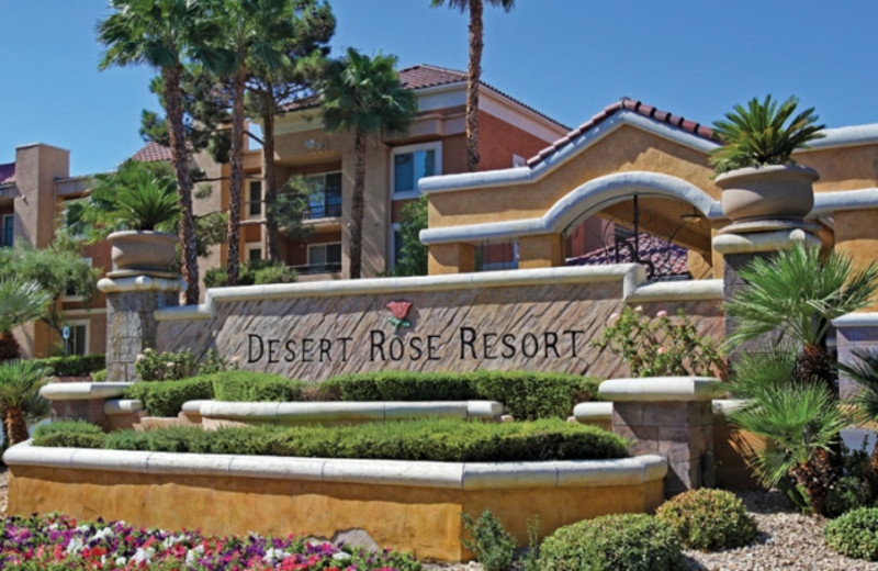 Exterior view of Desert Rose Resort.