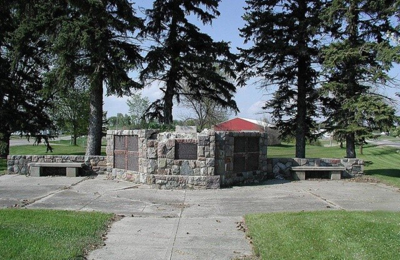 Park near Pelican Motel.