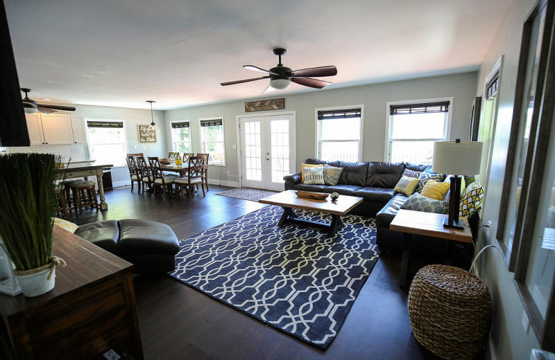 Rental living room at Vacation Rentals by