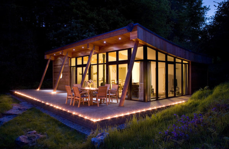 Cottage at Night at Yorkshire Dales.