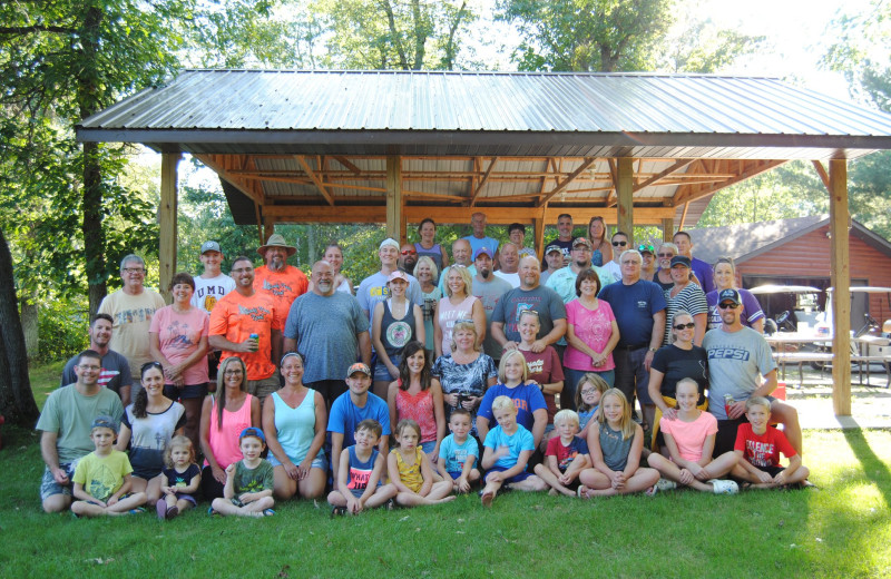 Reunions at Sandy Pines Resort.