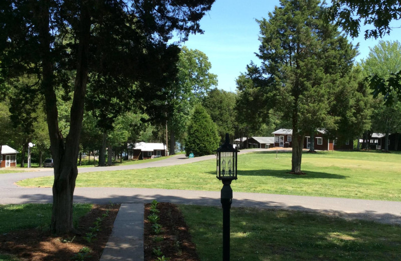 Exterior view of Cedar Knob Resort.