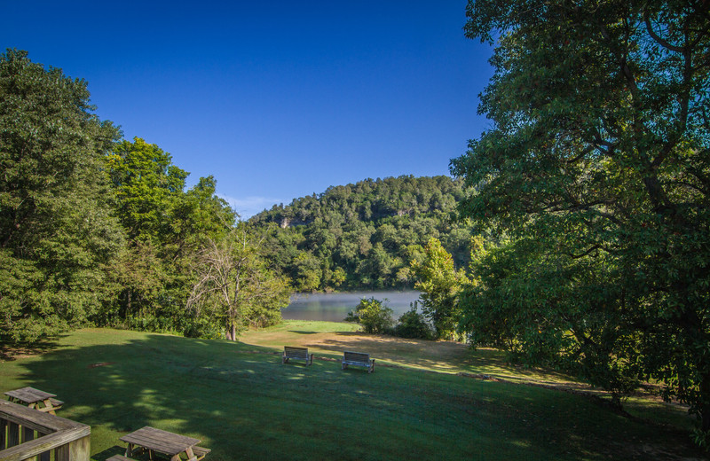 View from at Fulton's Lodge on the White River.