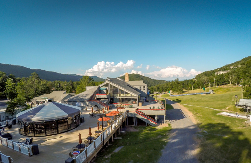 Exterior view of Massanutten Resort.