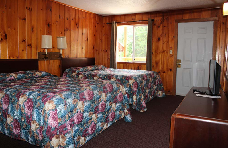 Guest room at Flamingo Resort.