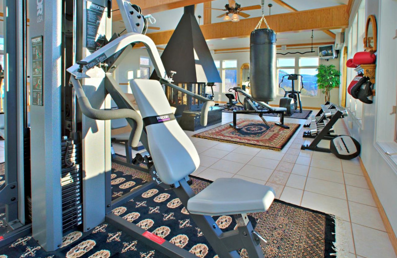 Fitness room at Nordic Village Resort.