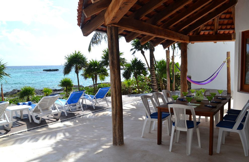 Patio at Casa Del Mar.