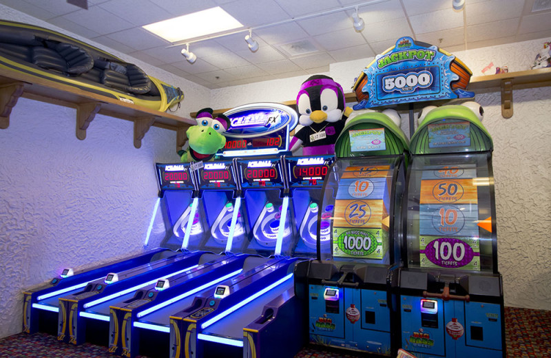 Arcade at Bavarian Inn of Frankenmuth.