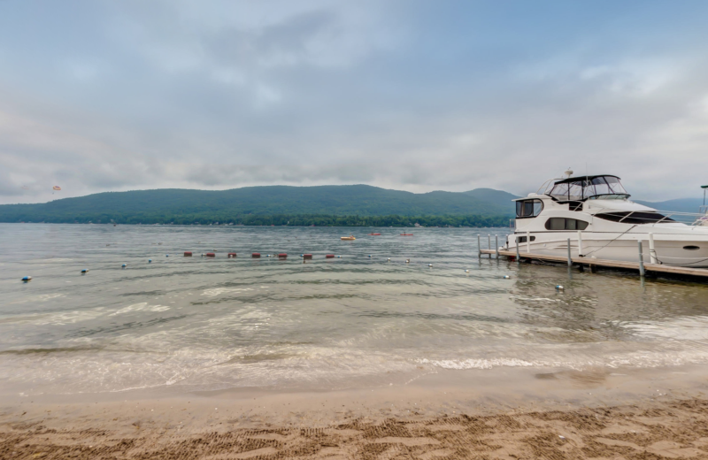 Beach at The Georgian Lakeside Resort.