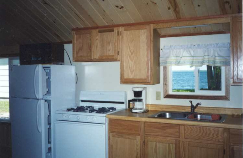 Cottage kitchen at Limmer's Resort.