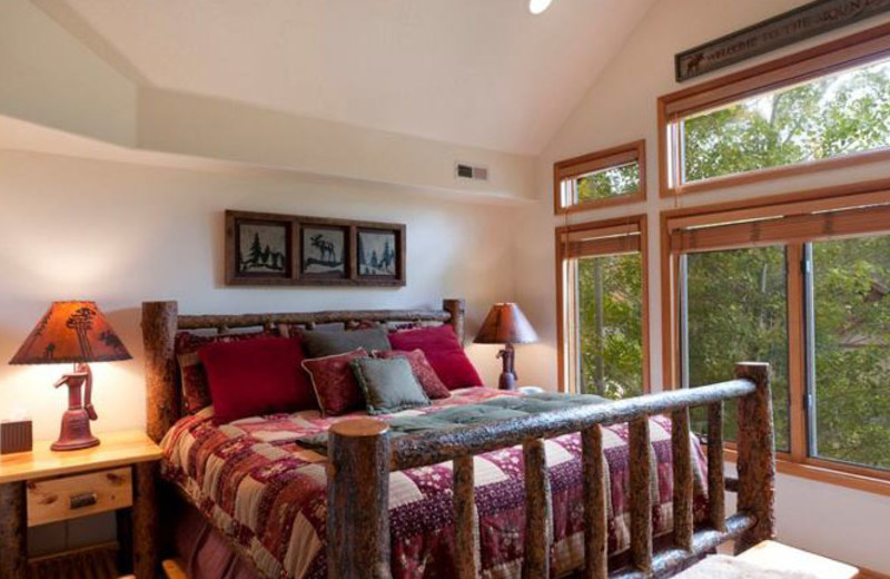 Guest bedroom at Park City Resort Properties.