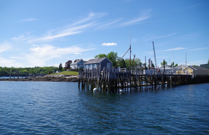 Dock at Harbour Towne Inn on the Waterfront.