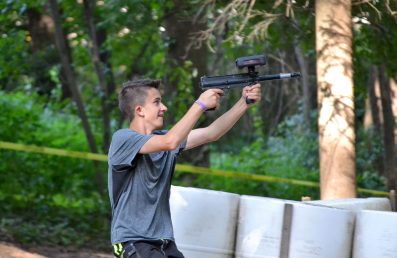 Laser tag at Yogi Bear's Jellystone Park Quarryville.