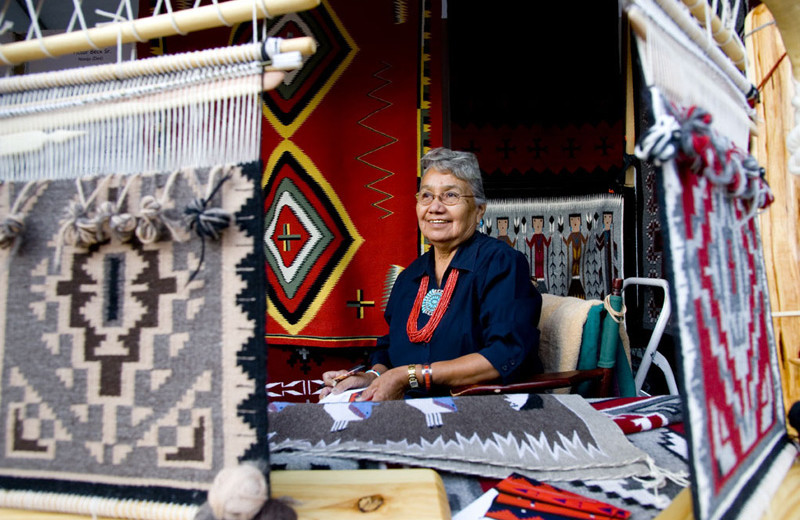 Indian market at The Lodge at Santa Fe.