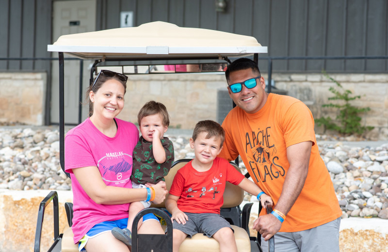 Family at Yogi Bear's Jellystone Park™ Guadalupe River.
