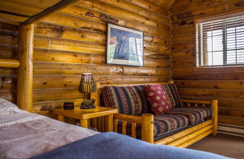 Cabin room at Zion Ponderosa Ranch Resort.