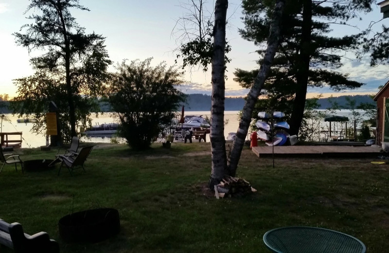 View from Pine Beach Resort-Side Lake.